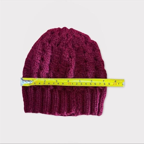 HANDMADE | Kids Red Knit Toque - Picture 4 of 4